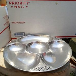 🥙🍝WILTON HEAVY PEWTER SERVER🍜🍲🍱 A FABULOUS VINTAGE 👌 GIFT 🎁